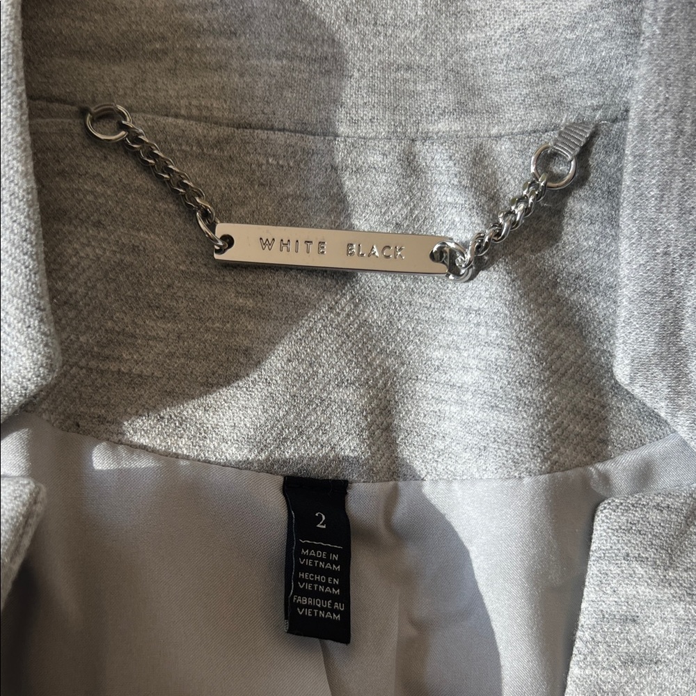 White House Black Market Gray Blazer